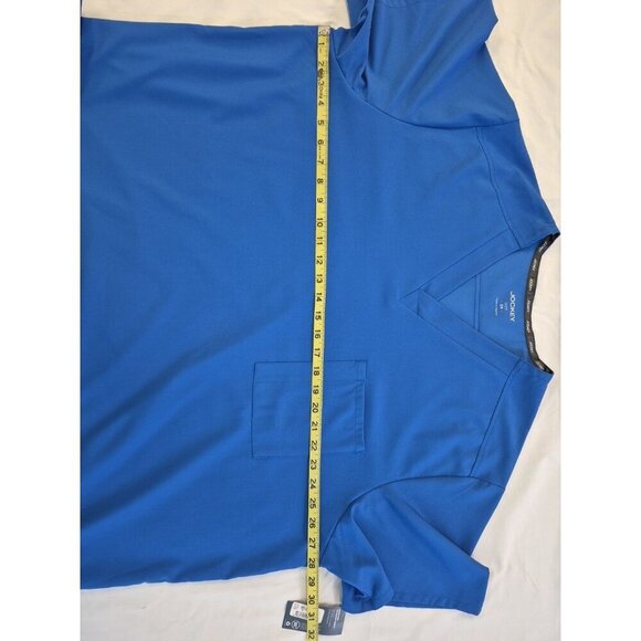 JOCKEY Unisex 2X Scrub Top & Bottom Set Wrinkle Resistant V-Neck Royal Blue - Picture 10 of 16